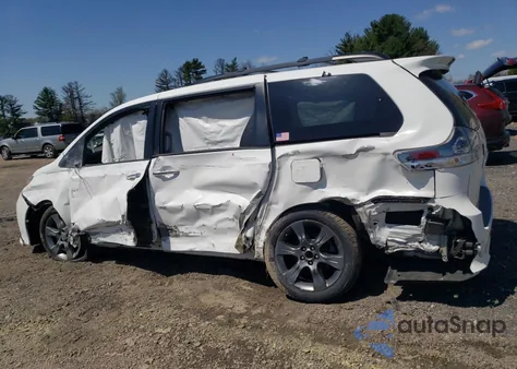 2016 Toyota Sienna Se from USA, damaged, VIN 5TDXK3DC6GS749813